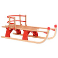 Vidaxl Schnee mit sammenklappbarer Rückenlehne 119 cm Holz