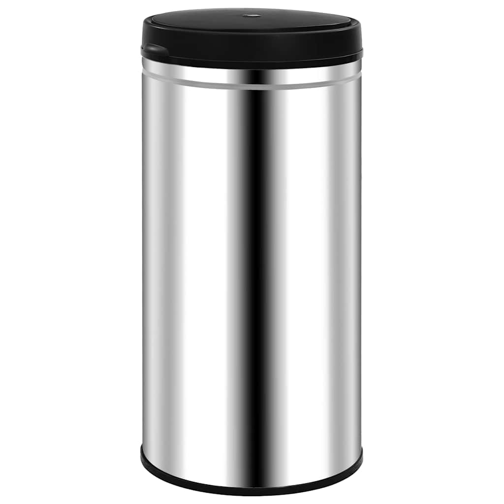 Vidaxl -Mülleimer mit automatischem Sensor 70 l Edelstahl