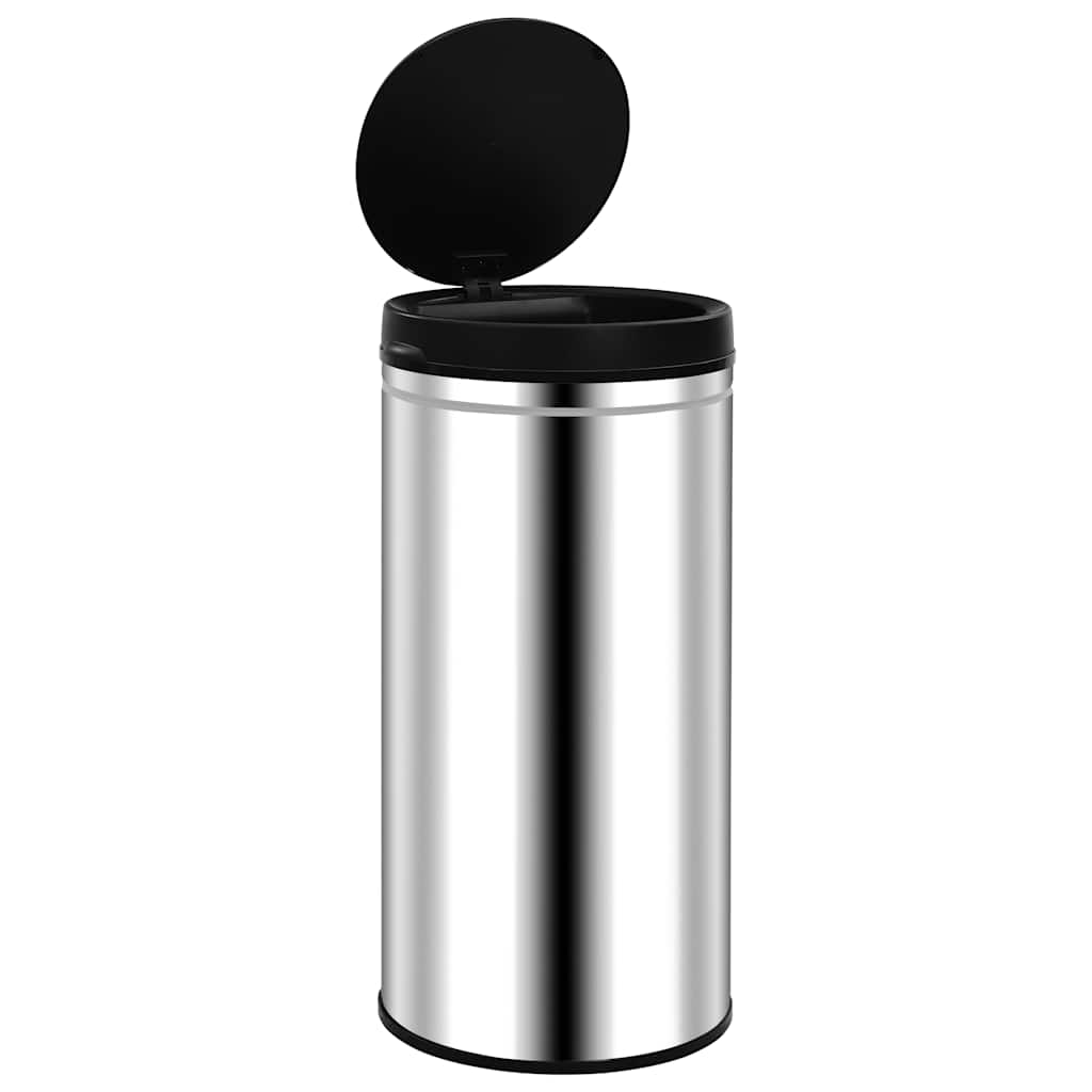 Vidaxl -Mülleimer mit automatischem Sensor 70 l Edelstahl