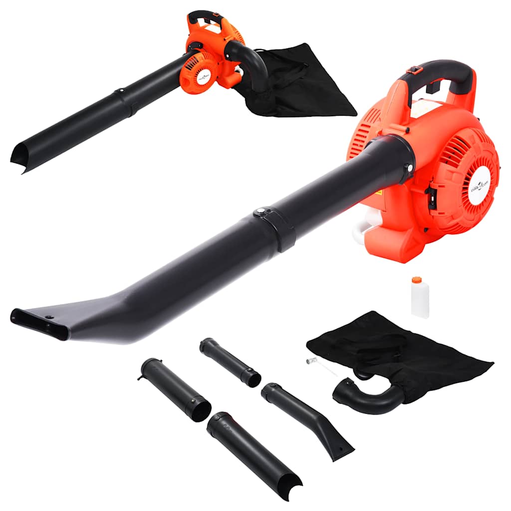 VidaXL Laubbläser 3-in-1 Benzin 26 ccm Orange