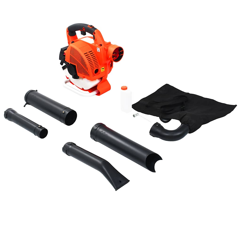 VidaXL Laubbläser 3-in-1 Benzin 26 ccm Orange