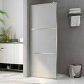 Vidaxl inloopdouchewand mat 90x195 cm esg-glas