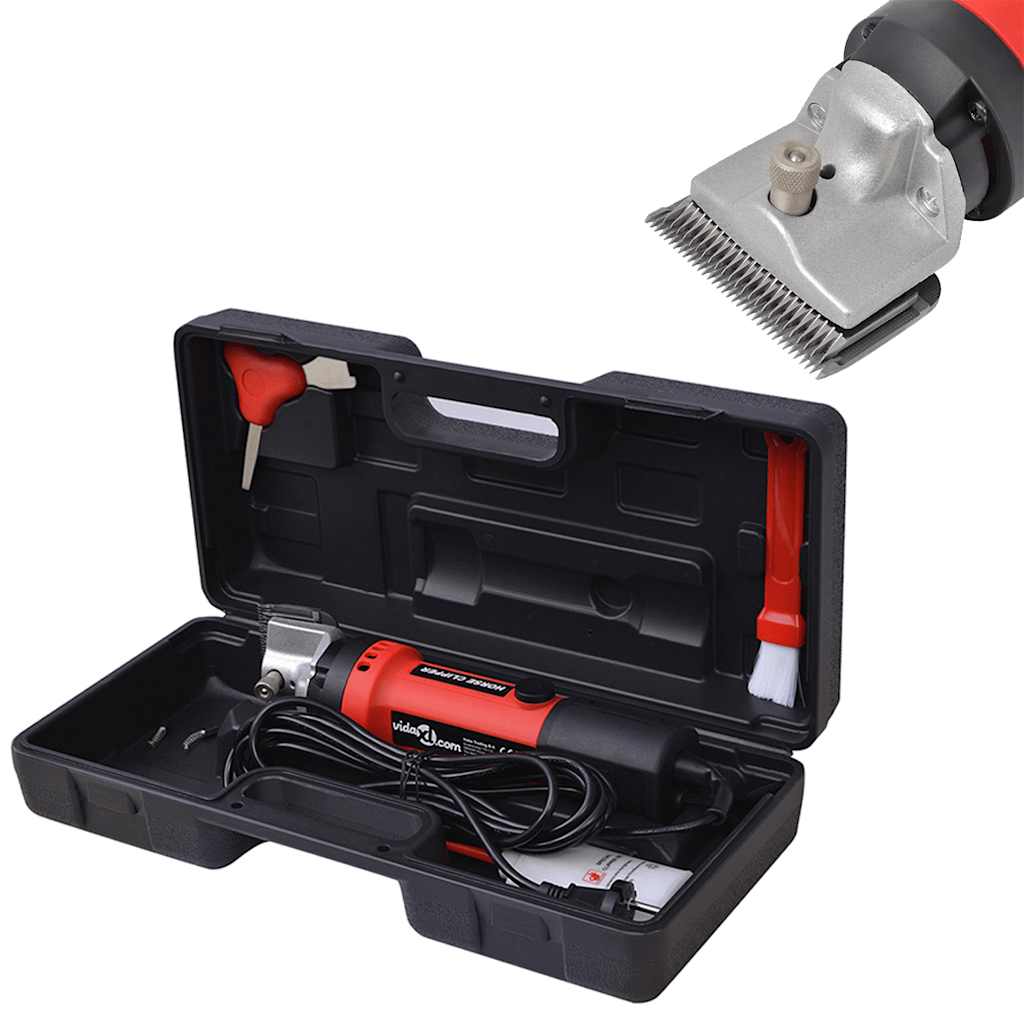 Vidaxl 6-delige paardentondeuseset 550 w