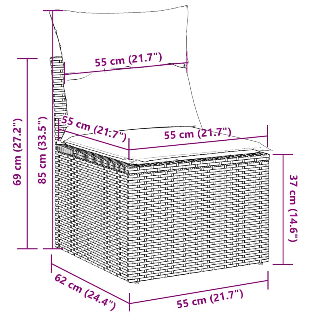 Vidaxl 7-delige schapentondeuseset 550w