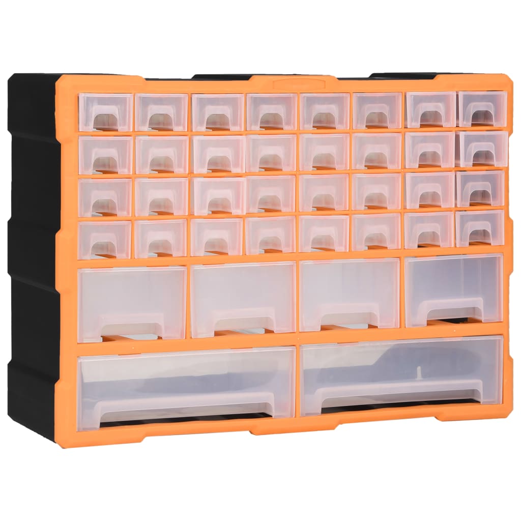 VidaXL Organizer mit 38 Schubladen, 52 x 16 x 37,5 cm