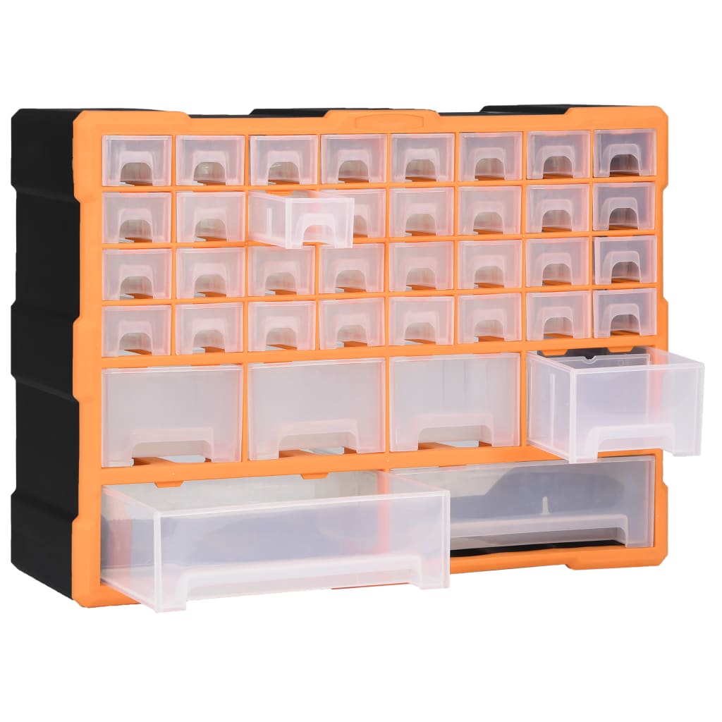 VidaXL Organizer mit 38 Schubladen, 52 x 16 x 37,5 cm