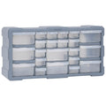 VidaXL Organizer mit 22 Schubladen, 49 x 16 x 25,5 cm