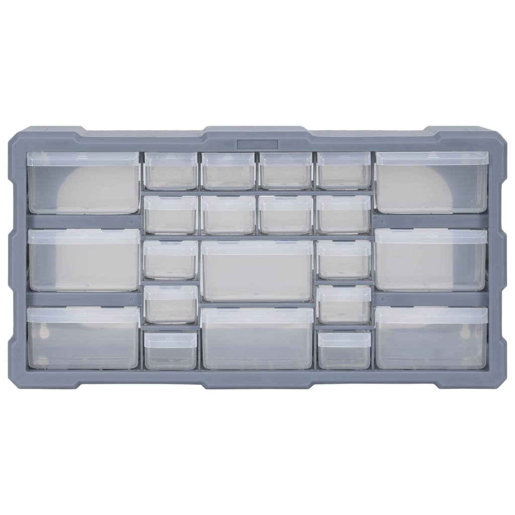 VidaXL Organizer mit 22 Schubladen, 49 x 16 x 25,5 cm