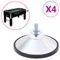 Vidaxl voetbaltafelpoten 4 st chroom m10