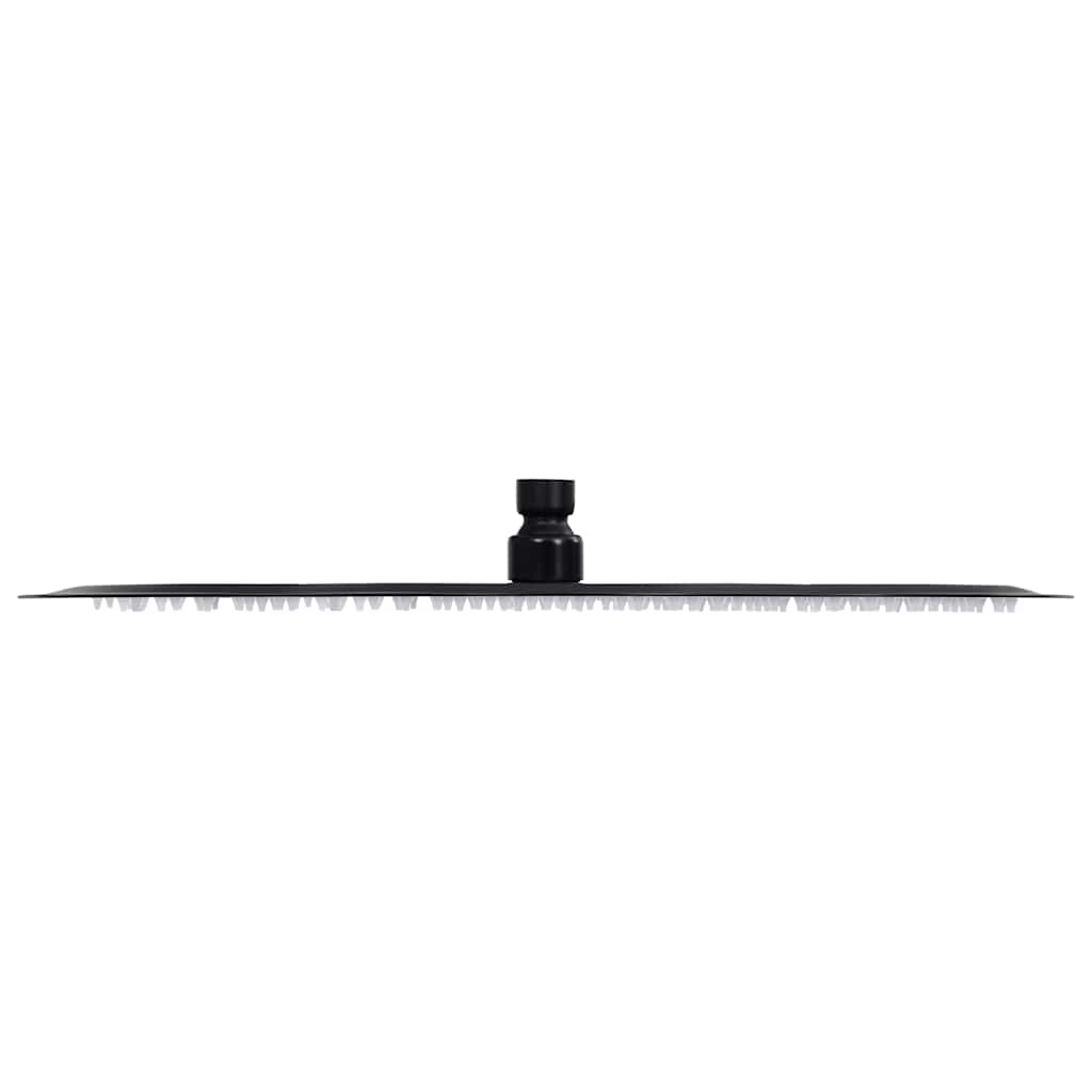 Vidaxl regendouchekop rond 40 cm roestvrij staal zwart