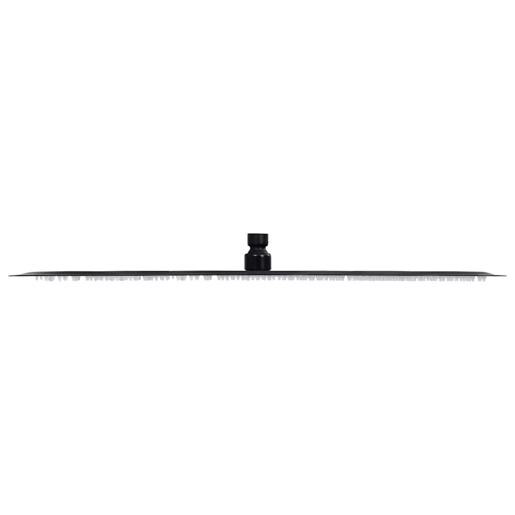 VidaXL Regenduschkopf rund 50 cm Edelstahl schwarz