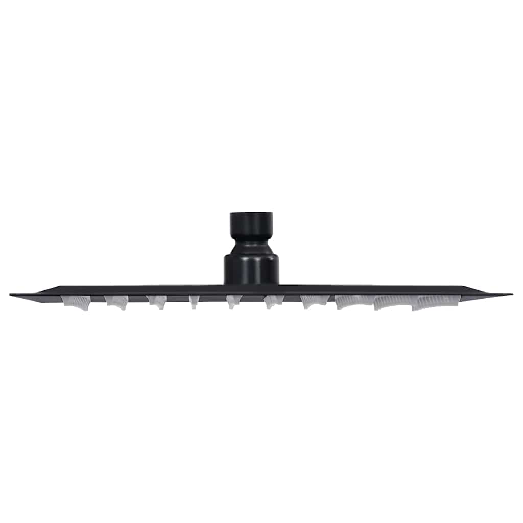 VidaXL Quadratischer Regenduschkopf 20x20 cm Edelstahl Schwarz