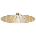 VidaXL Regenduschkopf rund 25 cm Edelstahl goldfarben