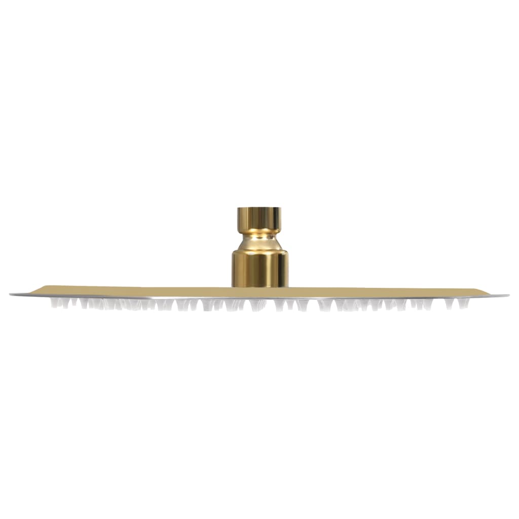 VidaXL Regenduschkopf rund 25 cm Edelstahl goldfarben