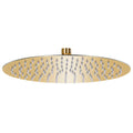 VidaXL Regenduschkopf rund 30 cm Edelstahl goldfarben
