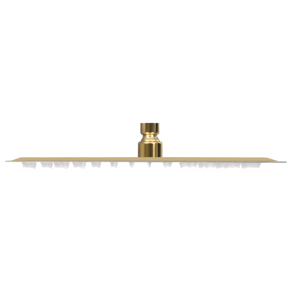 VidaXL Quadratischer Regenduschkopf 25x25 cm Edelstahl Goldfarben