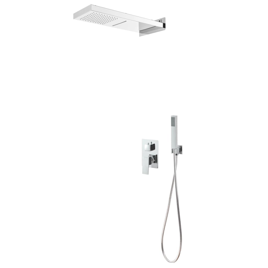 VIDAXL Duschsystem Farbung -freier Stahl 201 Silberfarbe