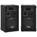 VidaXL HiFi-Podium-Lautsprecher, 2 Stück, passiv, professionell, 800 W, Schwarz