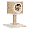 VidaXL Katzenmöbel mit Haus und Kratzbaum 52 cm Seegras
