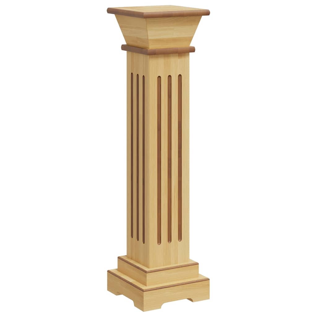 Vidaxl plantenstandaard klassieke zuil vierkant 17x17x66 cm mdf hout