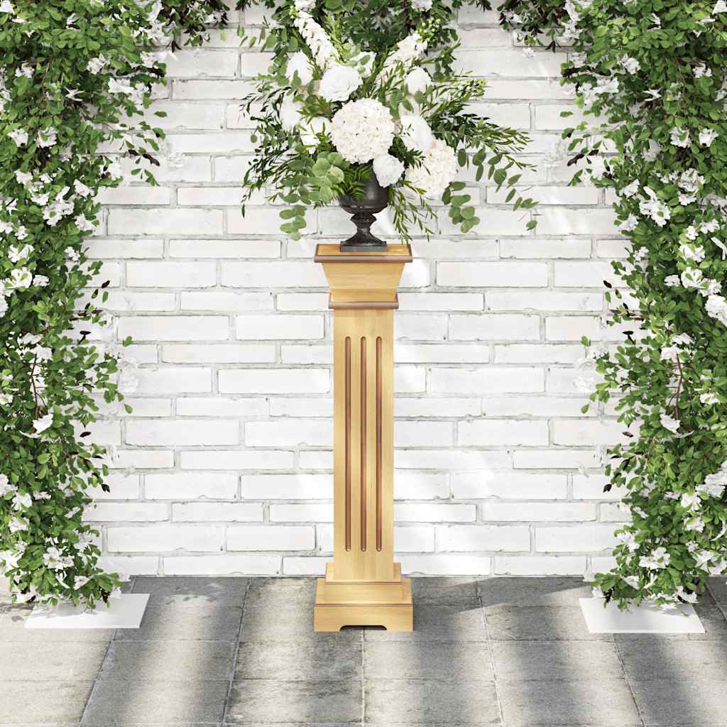 VidaXL Pflanzenständer Classic Säule Quadratisch 17x17x66 cm MDF Holz