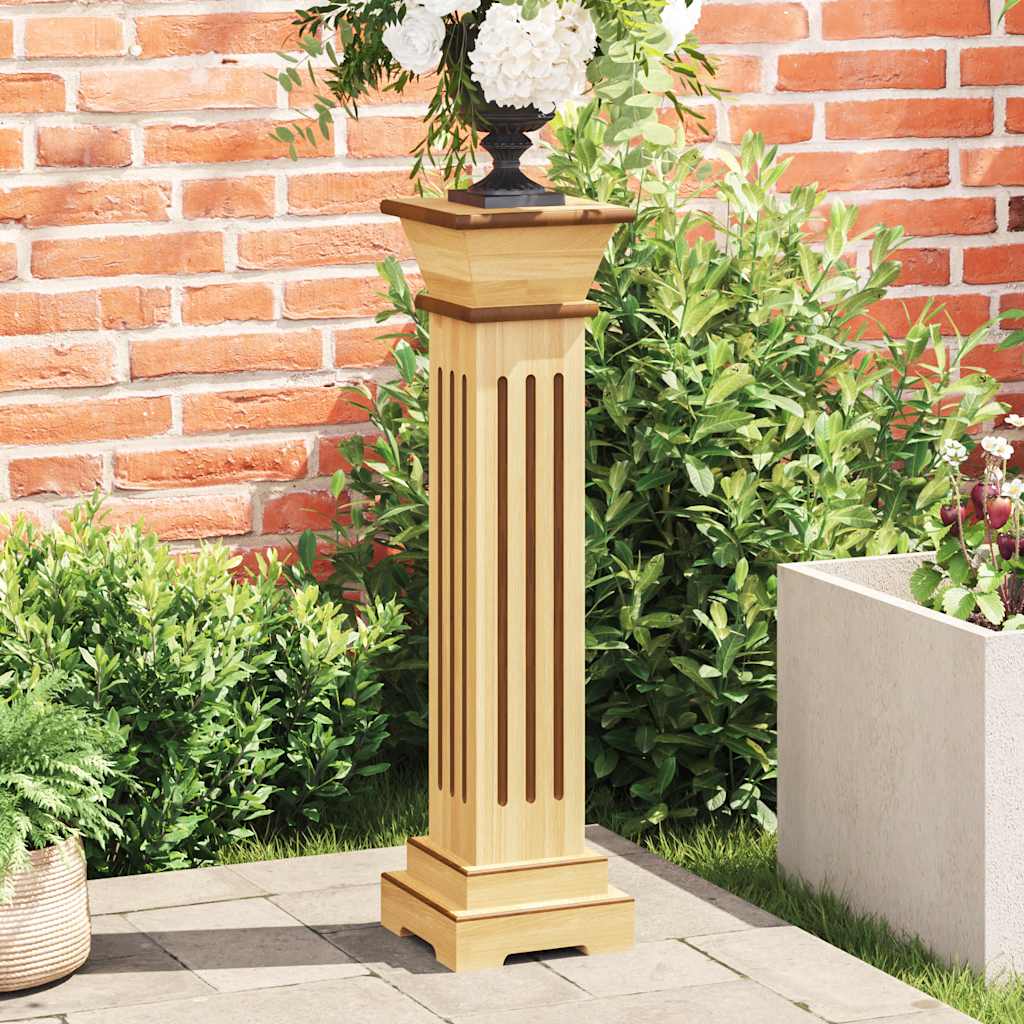 VidaXL Pflanzenständer Classic Säule Quadratisch 17x17x66 cm MDF Holz