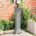 VidaXL Pflanzenständer Classic Säule Quadratisch 17x17x66 cm MDF Grau
