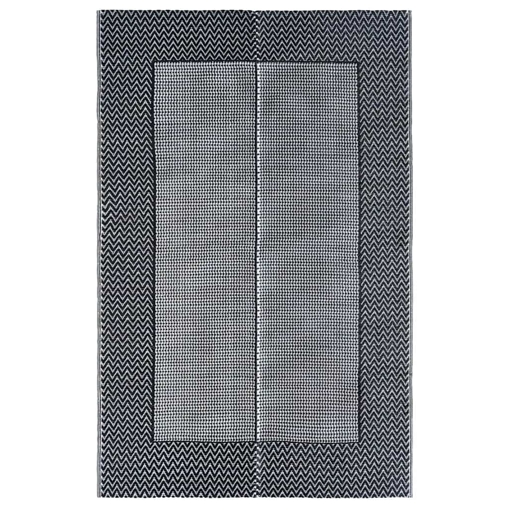 Vidaxl buitenkleed arakil 160x230 cm pp grijs