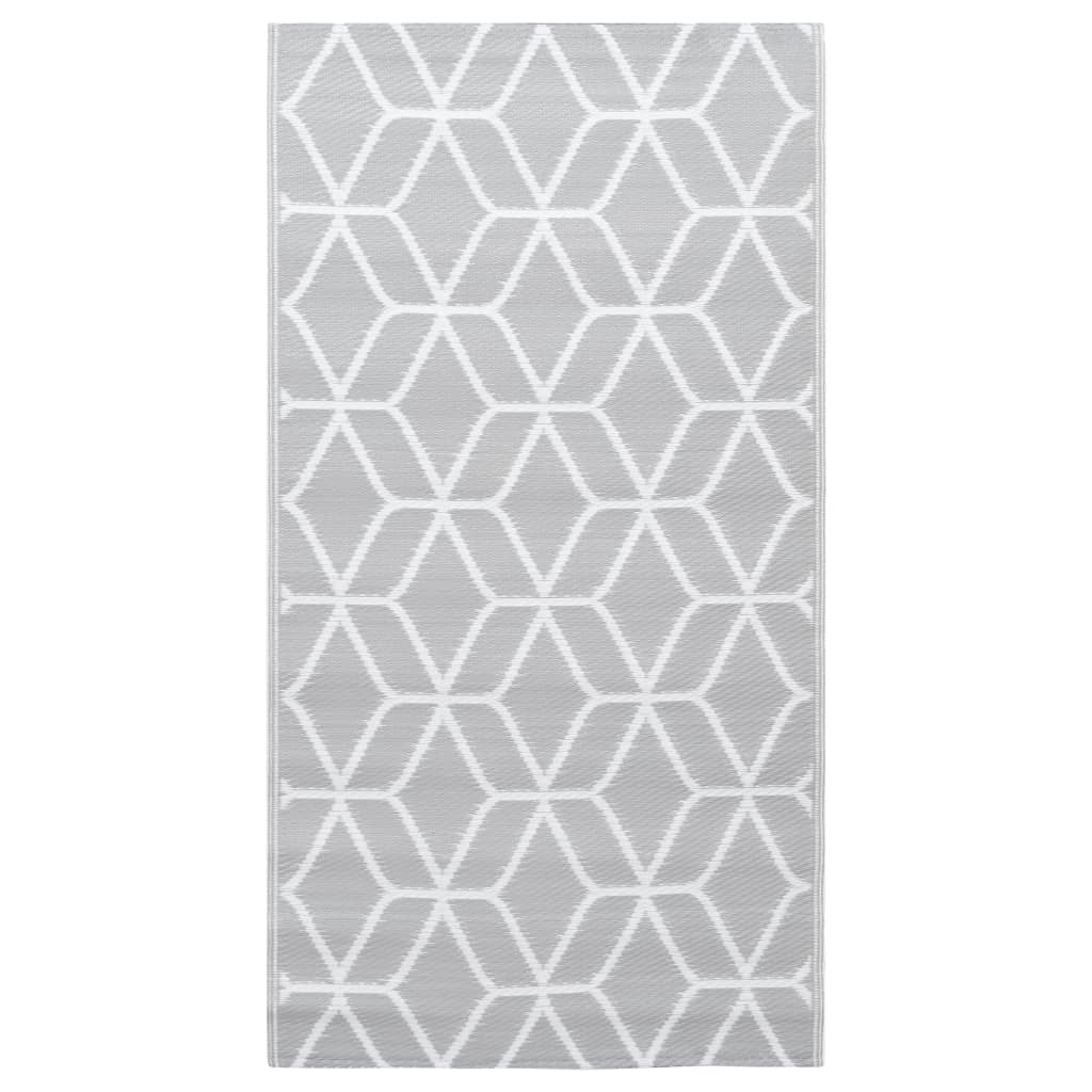 VidaXL Outdoor-Teppich Arakil 120x180 cm PP Grau
