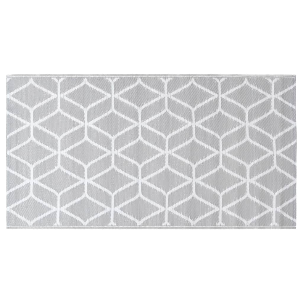 VidaXL Outdoor-Teppich Arakil 160x230 cm PP grau