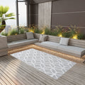 VidaXL Outdoor-Teppich Arakil 160x230 cm PP grau