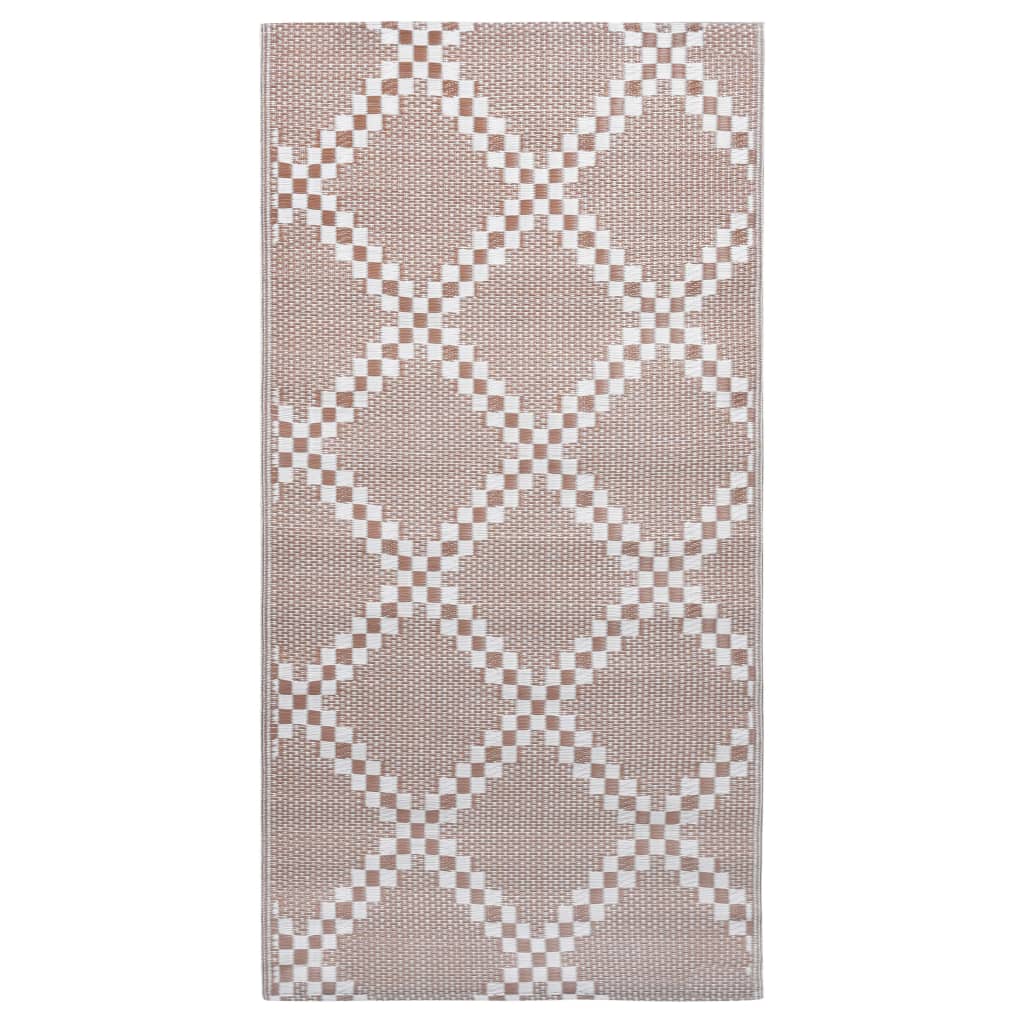 VidaXL Outdoor-Teppich Arakil 80x150 cm PP Braun
