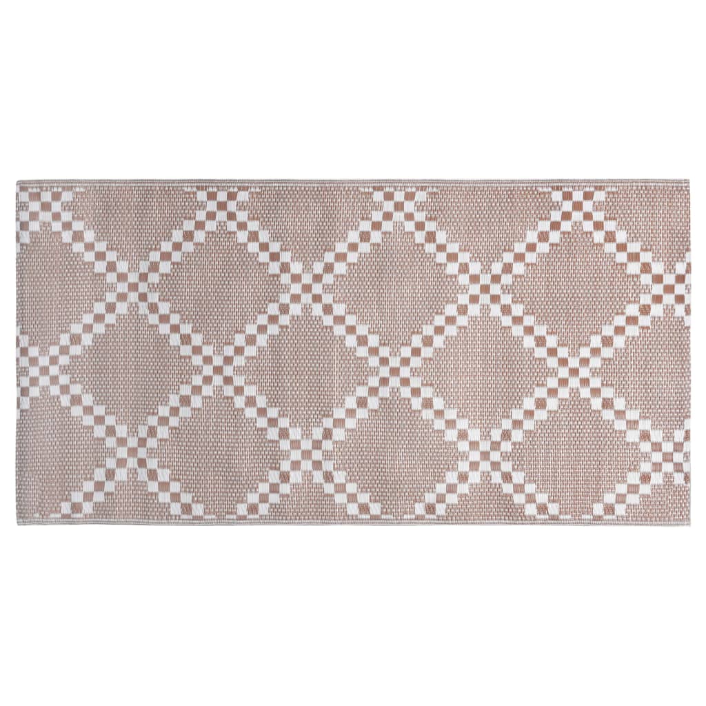 VidaXL Outdoor-Teppich Arakil 80x150 cm PP Braun