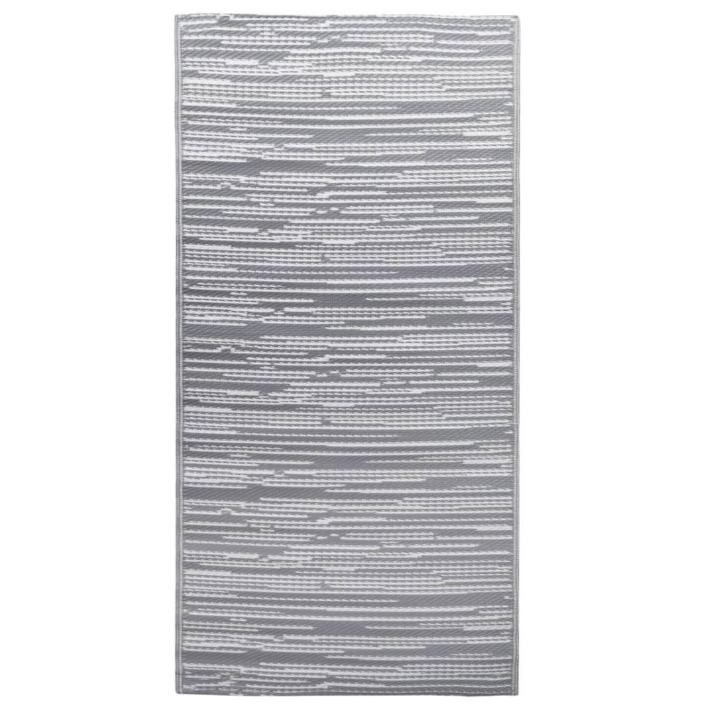 VidaXL Outdoor-Teppich Arakil 120x180 cm PP Grau