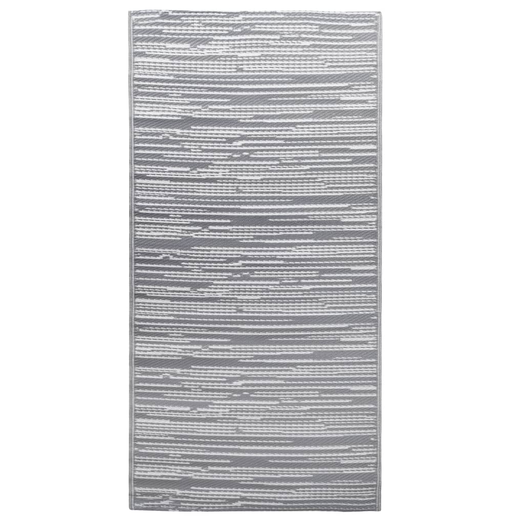 VidaXL Outdoor-Teppich Arakil 160x230 cm PP grau