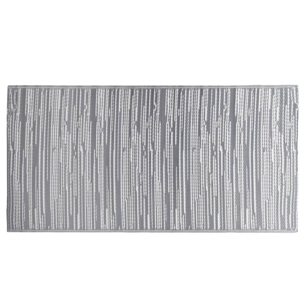 VidaXL Outdoor-Teppich Arakil 160x230 cm PP grau