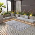 VidaXL Outdoor-Teppich Arakil 190x290 cm PP Grau