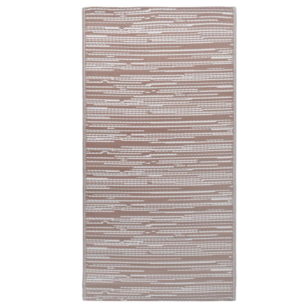 VidaXL Outdoor-Teppich Arakil 120x180 cm PP Braun