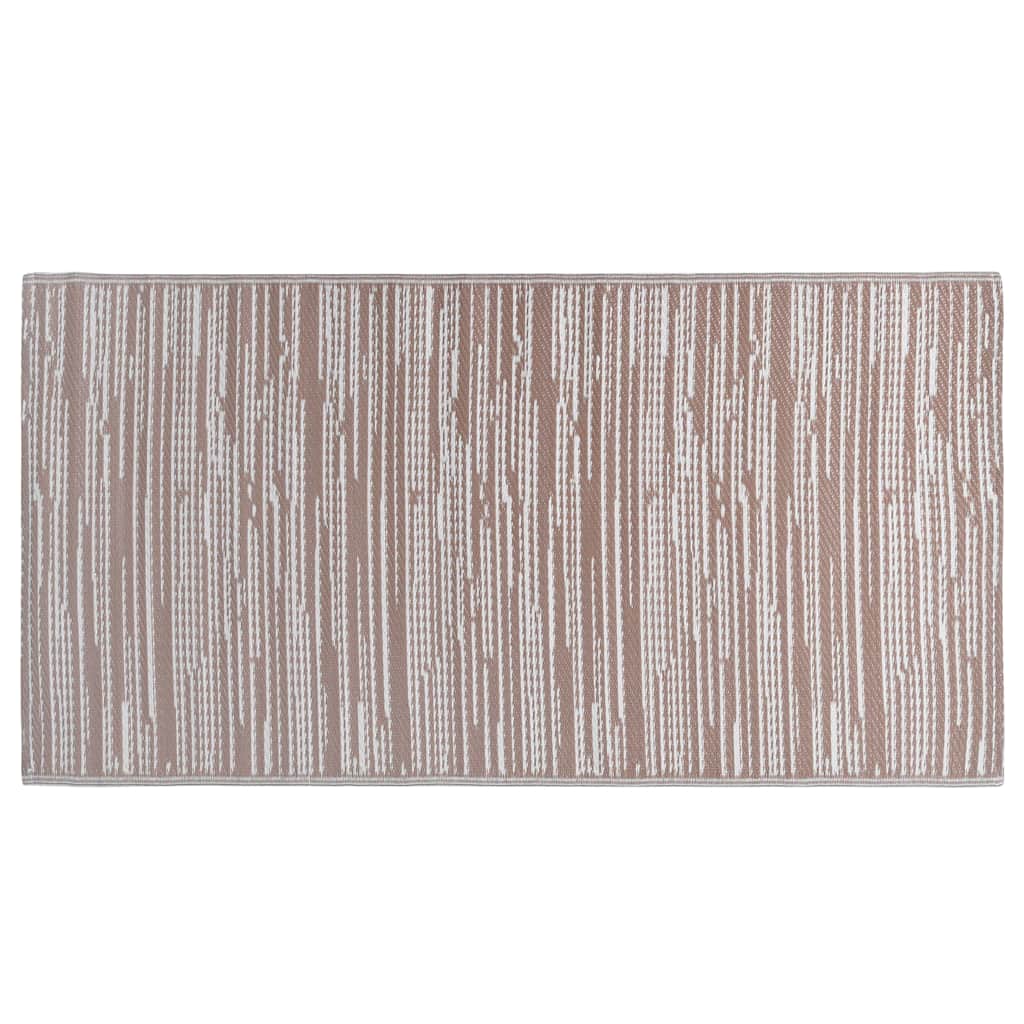 VidaXL Outdoor-Teppich Arakil 120x180 cm PP Braun