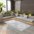 VidaXL Outdoor-Teppich Arakil 80x150 cm PP Hellgrau