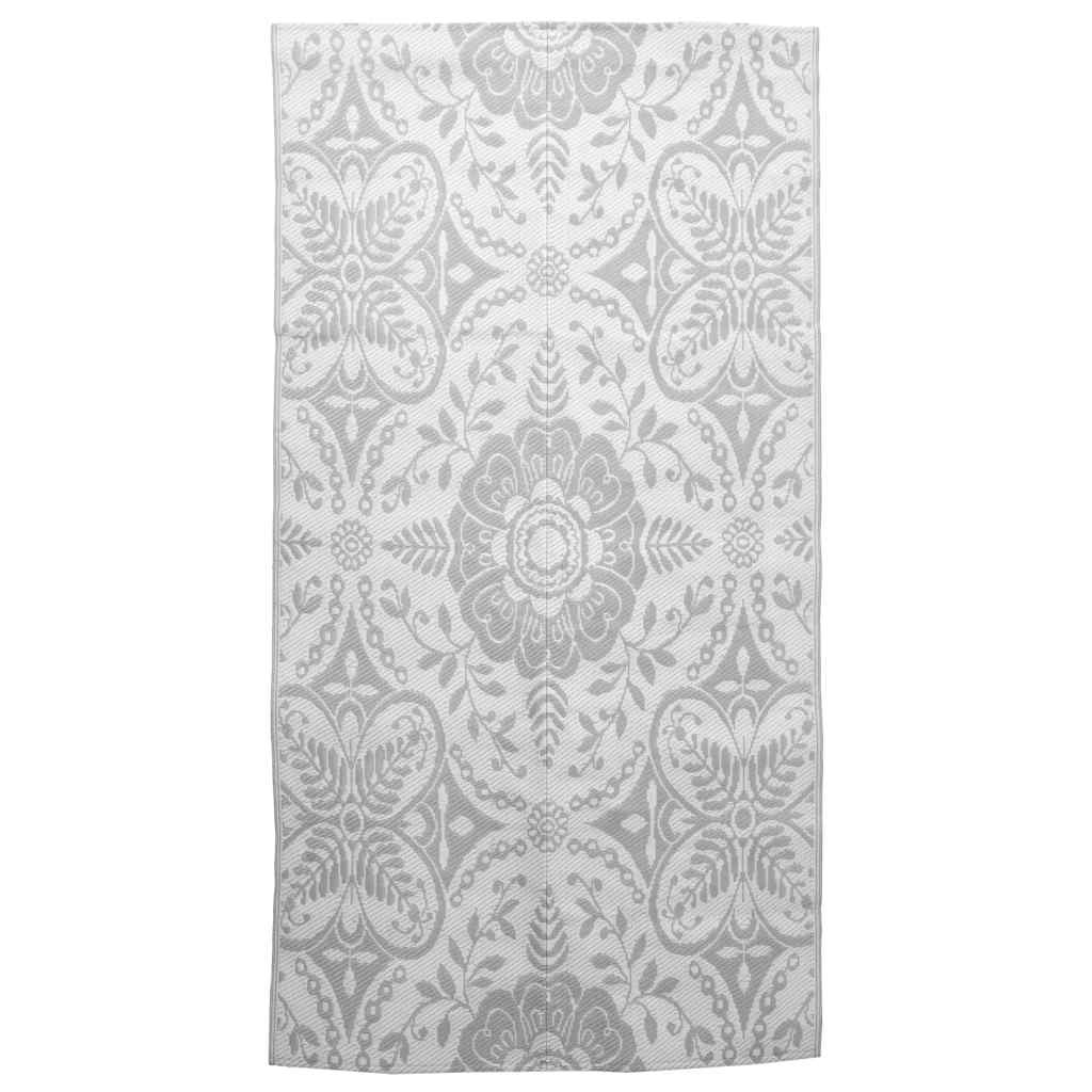 VidaXL Outdoor-Teppich Arakil 160x230 cm PP Hellgrau