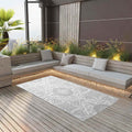 VidaXL Outdoor-Teppich Arakil 160x230 cm PP Hellgrau
