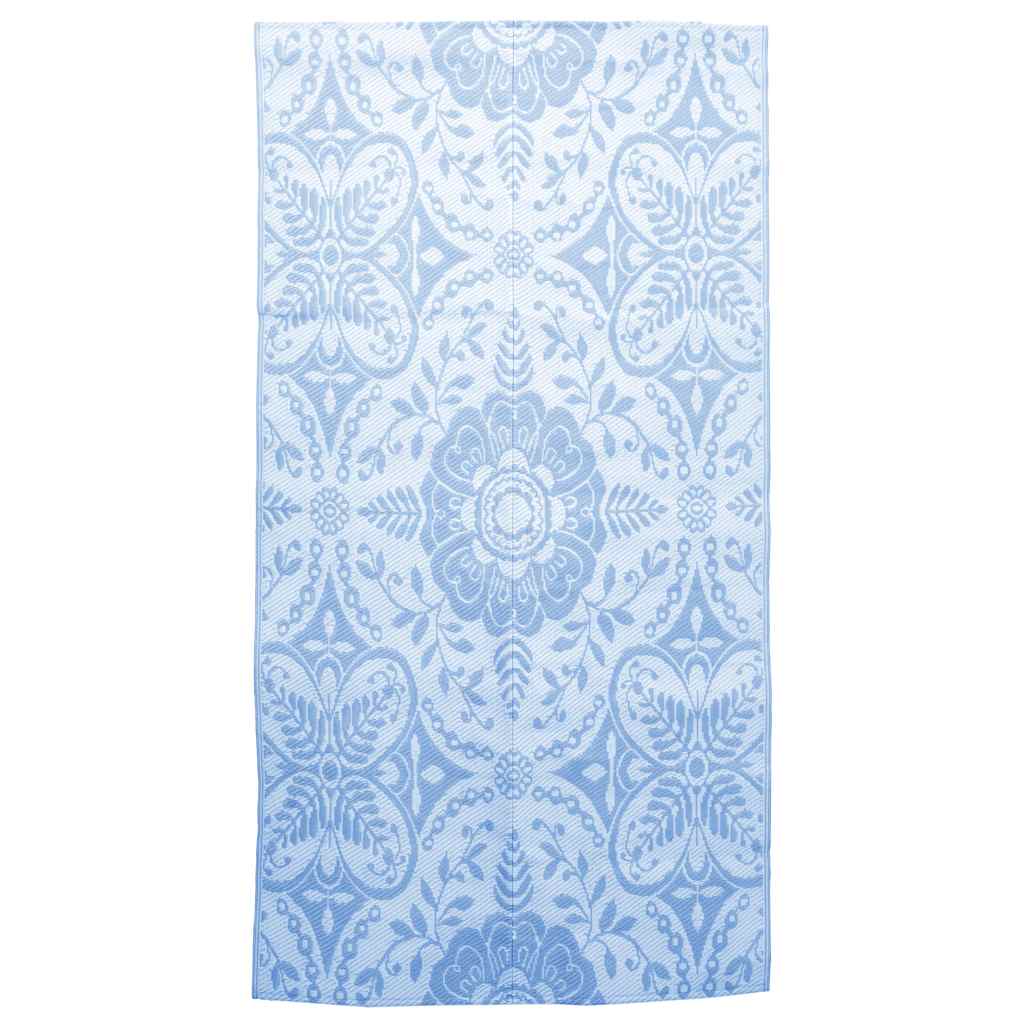 VidaXL Outdoor-Teppich Arakil 120x180 cm PP Babyblau