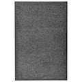 Vidaxl deurmat wasbaar 60x90 cm antraciet