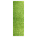 VidaXL Waschbare Fußmatte 60x180 cm Grün