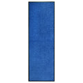 VidaXL Waschbare Fußmatte 60x180 cm Blau