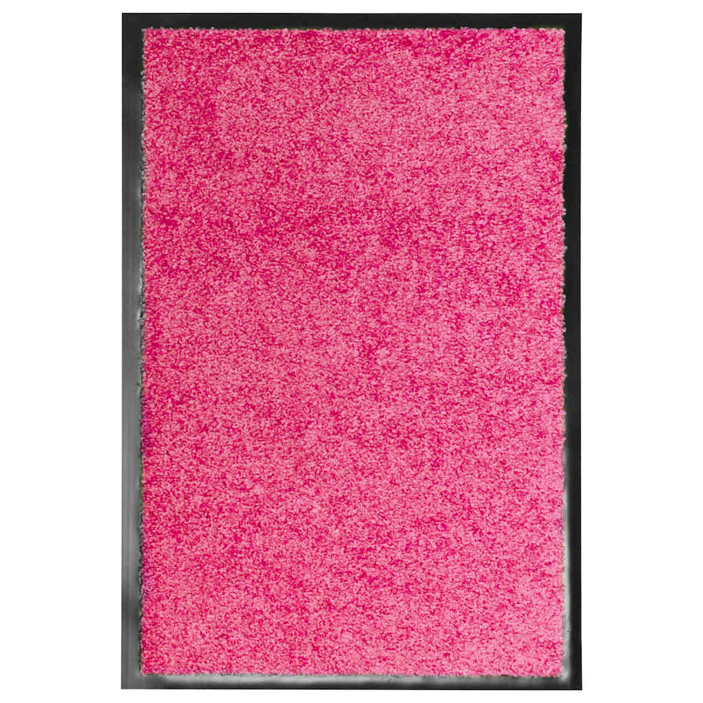 VidaXL Waschbare Fußmatte 40x60 cm Rosa