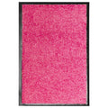VidaXL Waschbare Fußmatte 40x60 cm Rosa