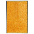 VidaXL Waschbare Fußmatte 40x60 cm Orange