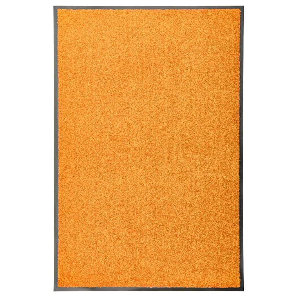 VidaXL Waschbare Fußmatte 60x90 cm Orange